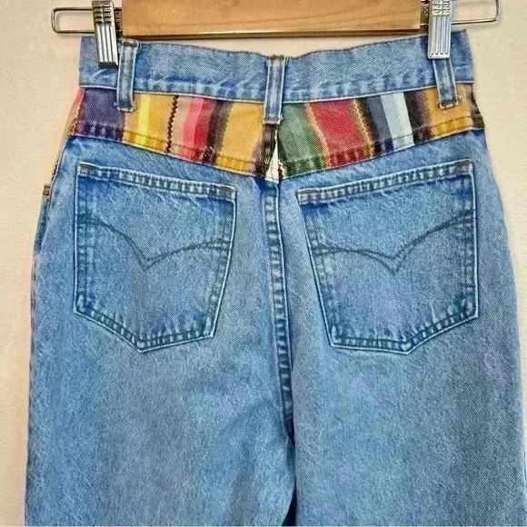 Mainframe Vintage Rare Tapered Denim Jeans Size 5 - Picture 6 of 10